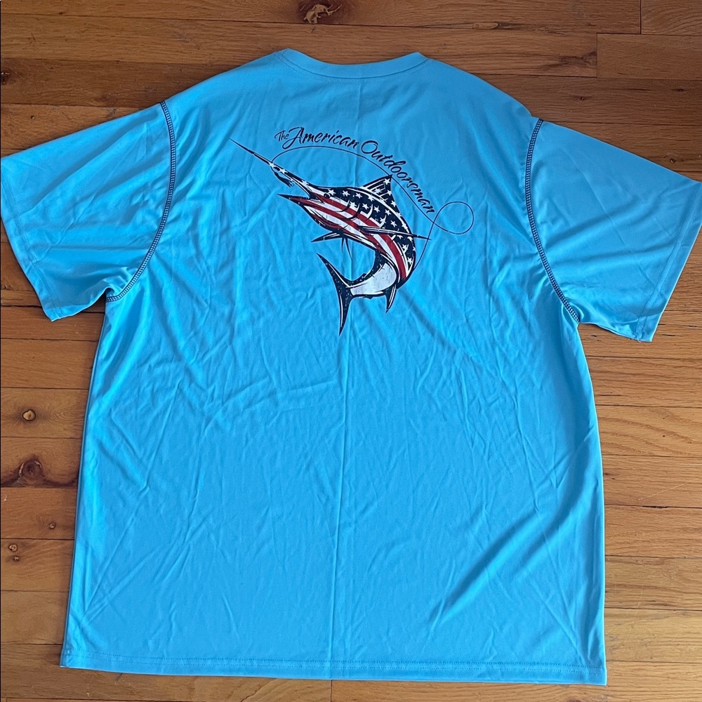 Mens The American Outdoorsman Fishing/Performance Shirt
